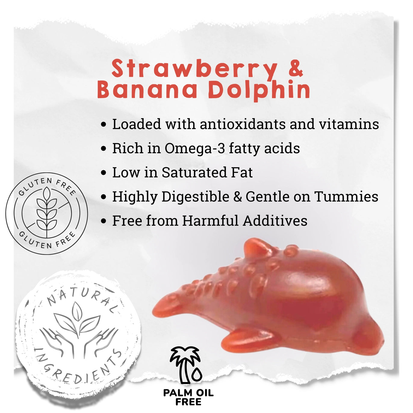 Strawberry & Banana Dolphin Chew